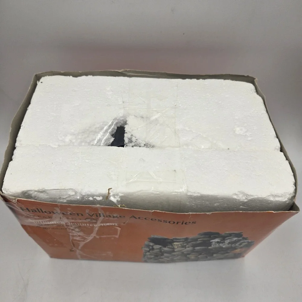 Department 56 Animated Haunted Spooky Wall Halloween Village Accessory No Cords